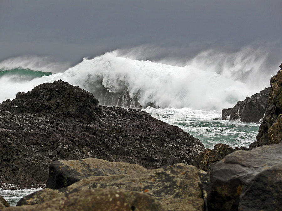 Stormy Day at Ballintoy Harbour Photograph by Colin Clarke - Fine Art ...