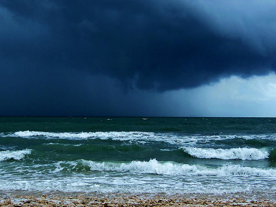 Stormy Day At Honeymoon Island 000 Photograph by Christopher Mercer