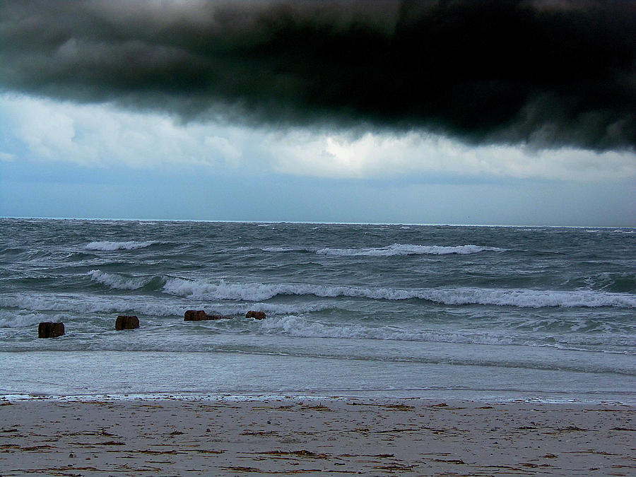 Stormy Day At Honeymoon Island  Photograph by Christopher Mercer