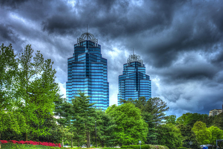 Stormy Day Blues The King And Queen Concourse Buildings Atlanta