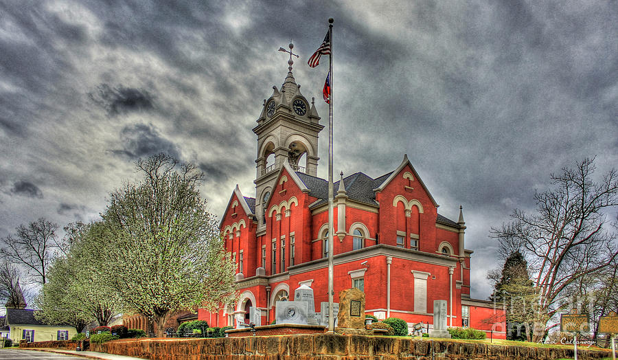 Jones County Court House Stormy Day Historic Georgia Art Photograph by Reid Callaway