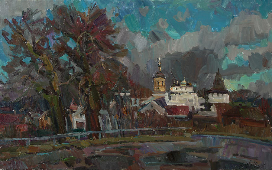 Stormy day Painting by Juliya Zhukova