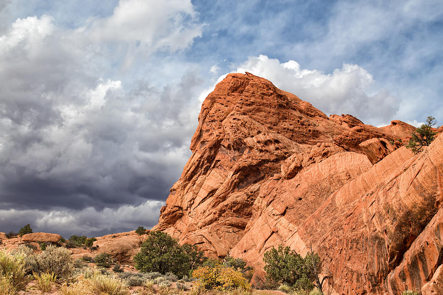 Stormy Desert Afternoon Photograph by Kathleen Bishop
