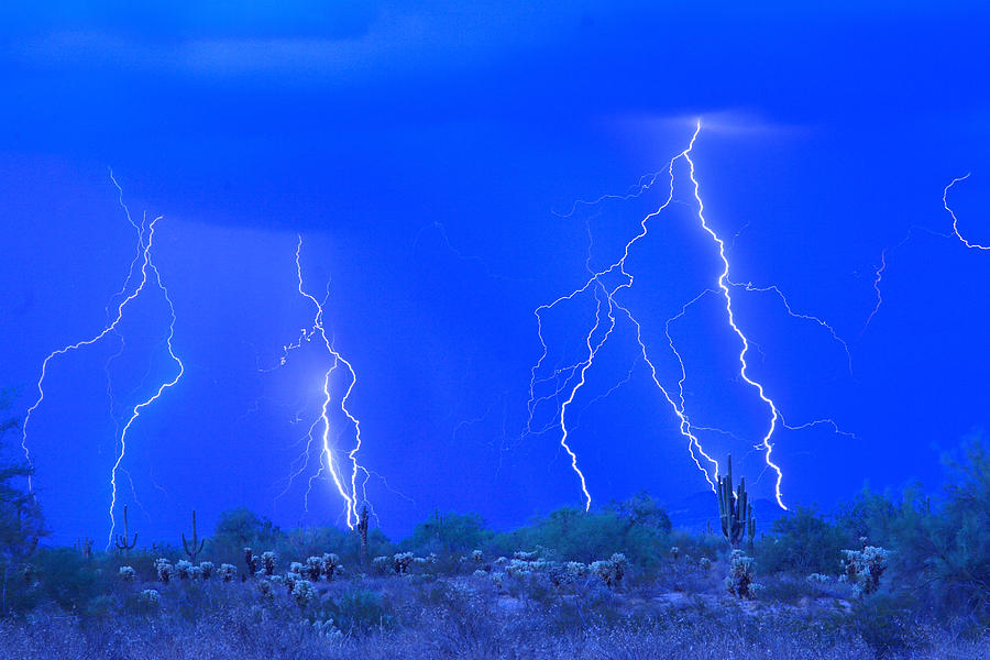 Stormy Desert Photograph by James BO Insogna