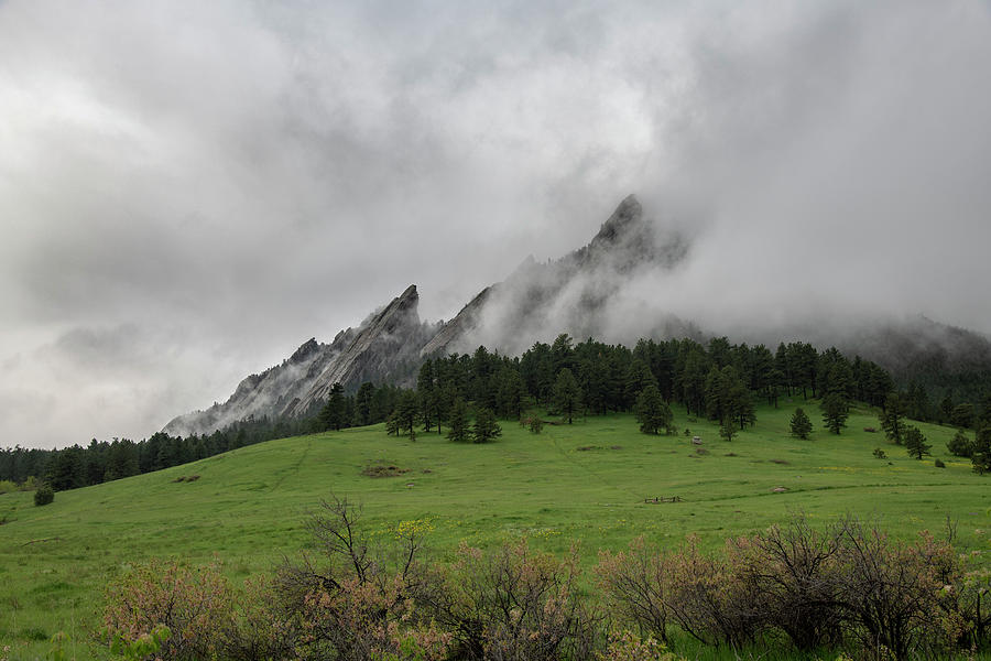 Stormy Flatirons Photograph by Philip Rodgers