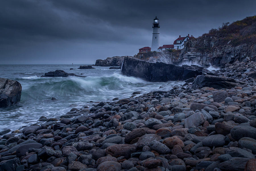 Stormy Lighthouse Photograph