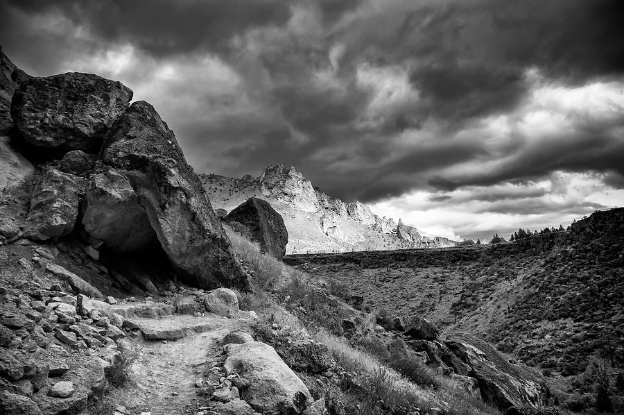 Stormy Misery Ridge  Photograph by Steven Clark