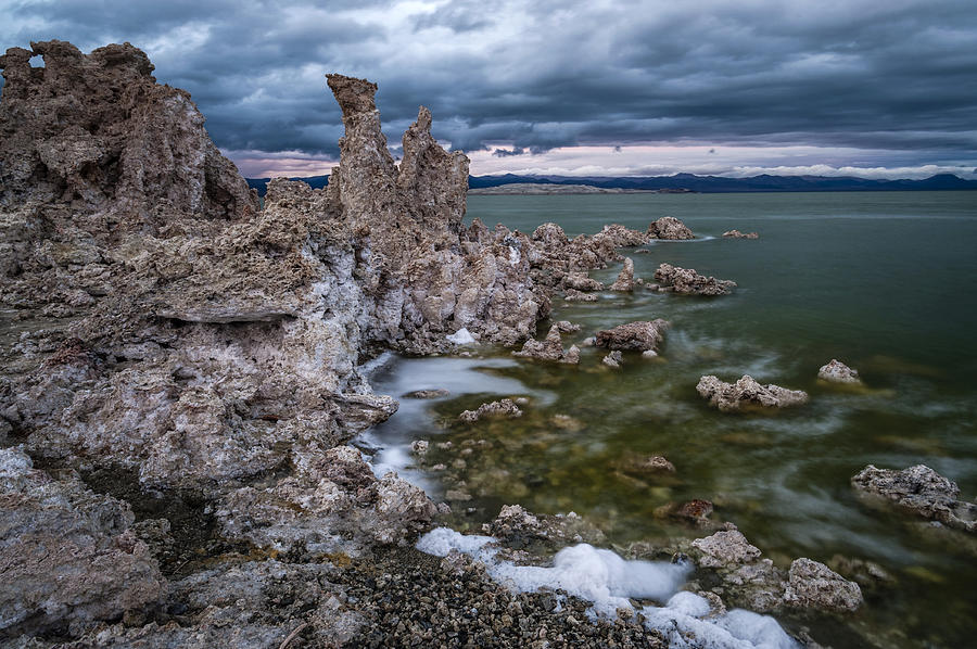 Mountain Photograph - Stormy Mono Lake by Cat Connor