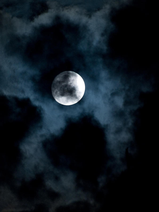 Stormy Moon Photograph by Dorothy Lee