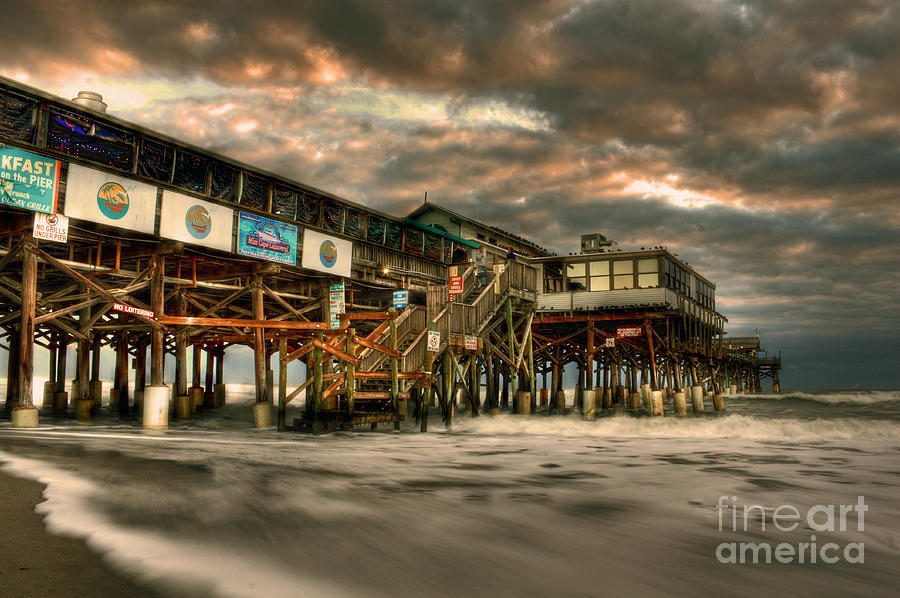 Pier Photograph - Stormy Morning  by Davids Digits