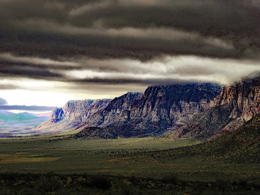 Stormy Morning In Red Rock Canyon Photograph