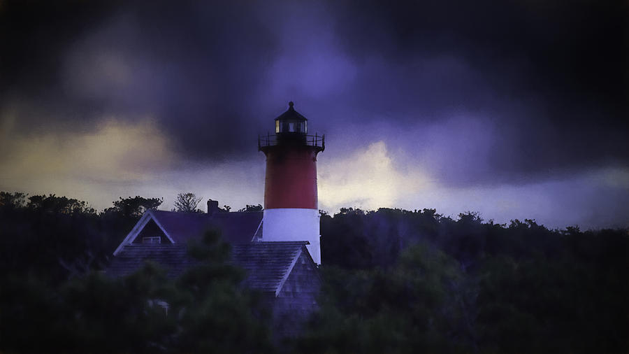 Stormy Nauset Light  Photograph by Kate Hannon