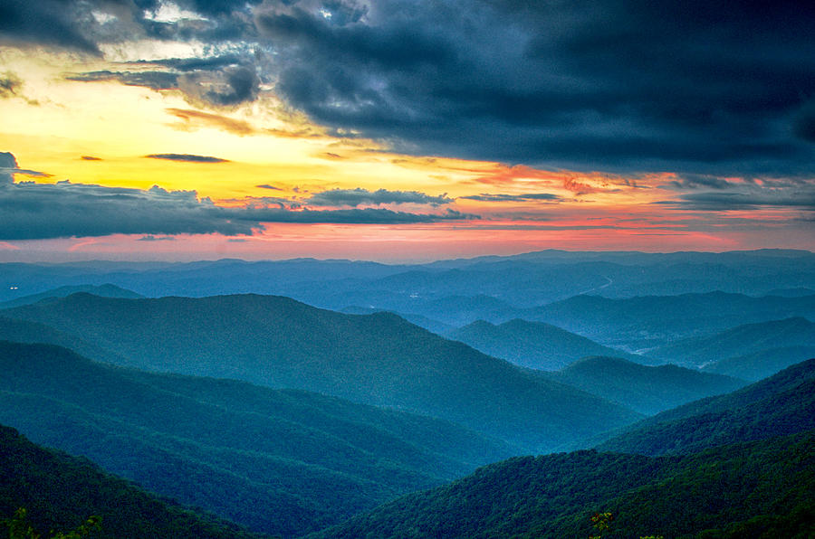 Stormy Night on the Blue Ridge Parkway Photograph by Blaine Owens ...