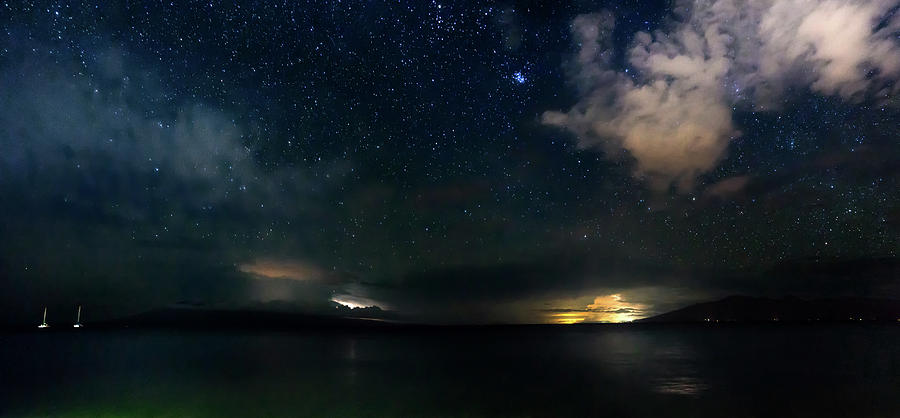 Stormy Night Sky Photograph by Christopher Johnson