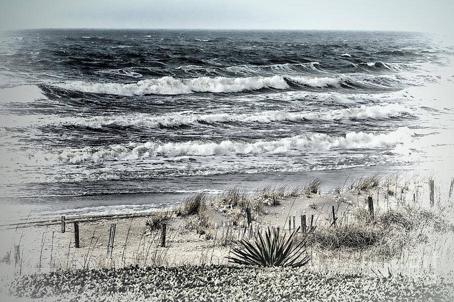 Stormy Ocean Digital Art by Georgianne Giese