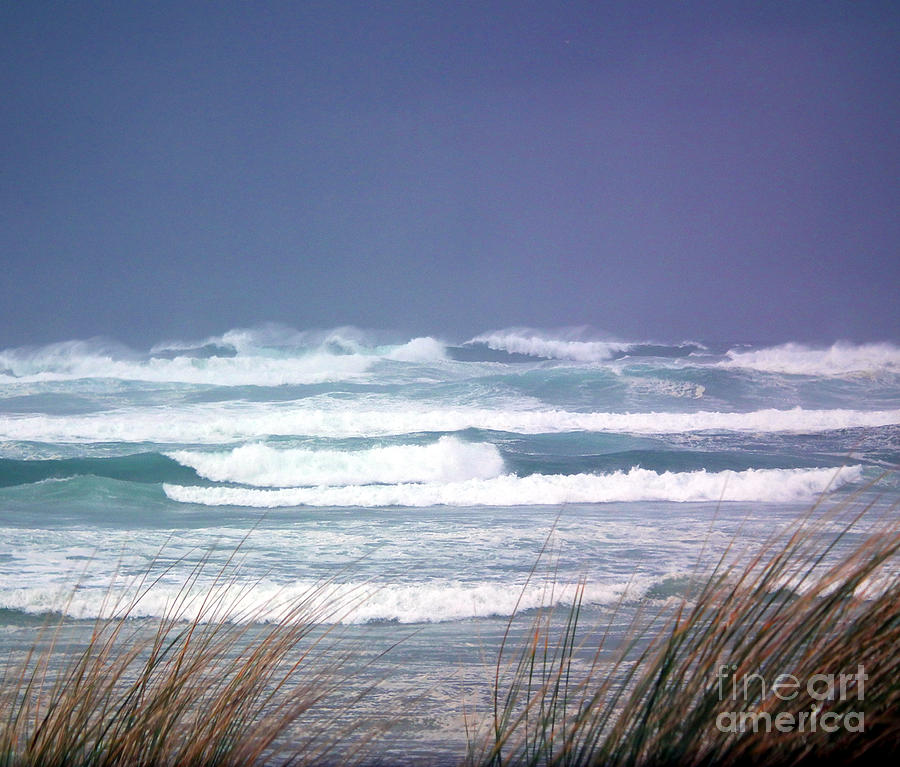 Landscape Photograph - Stormy Ocean by Rex E Ater