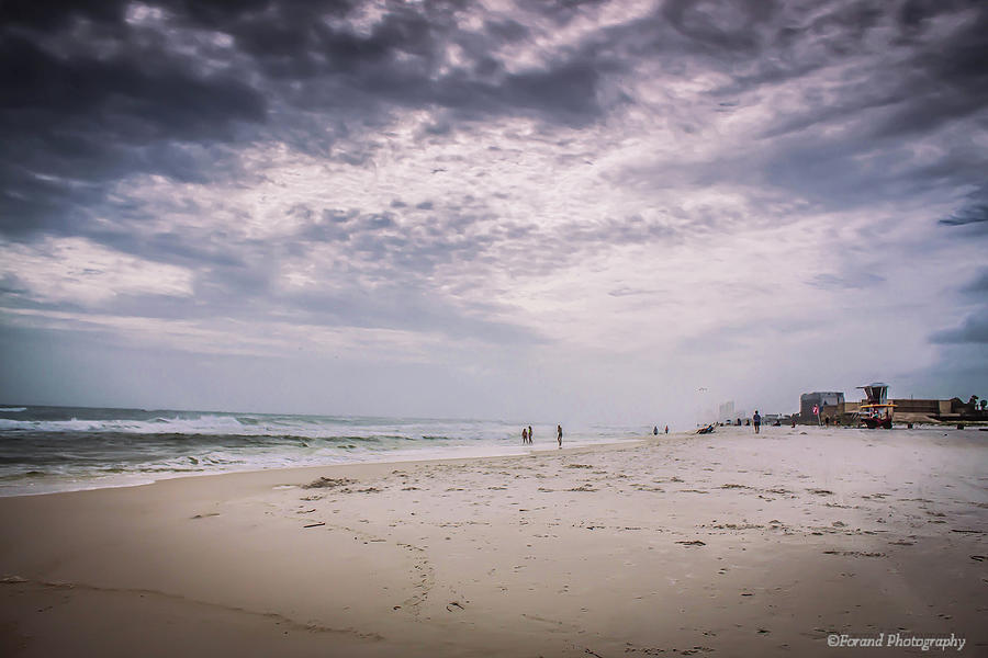 Stormy Panama City Beach Photograph by Debra Forand