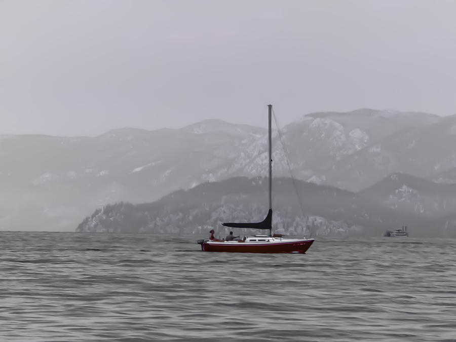 Stormy Sailboat Photograph by Heather Joyce Morrill - Fine Art America