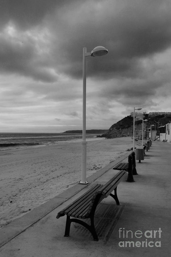 Black And White Photograph - Stormy Salema by Carl Whitfield
