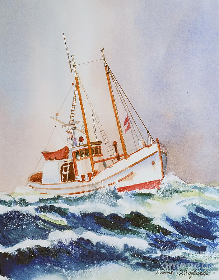 Stormy Sea  Painting by Frank Zampardi