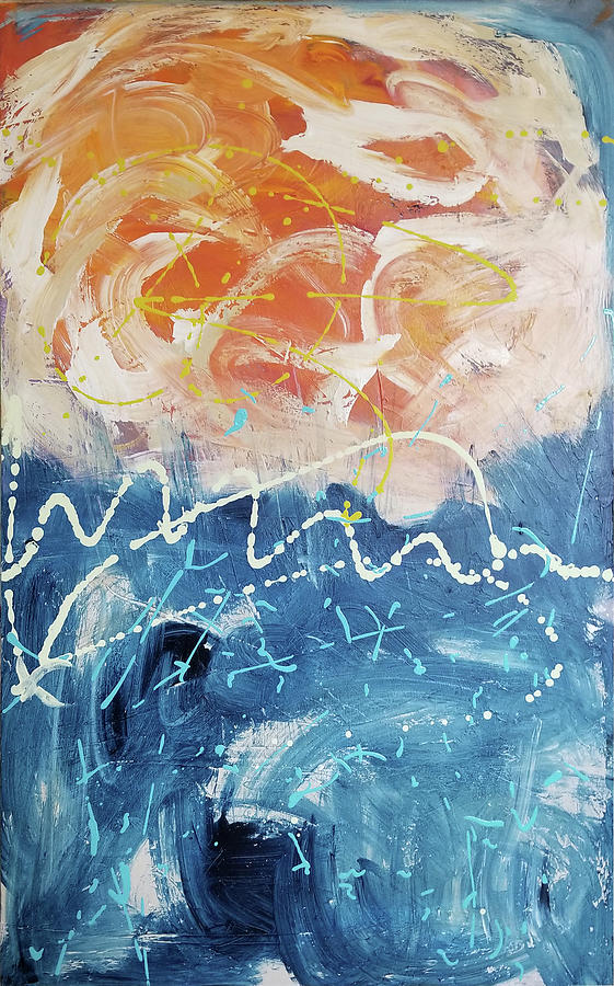 Stormy Seas Painting
