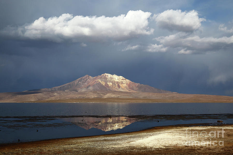 Stormy Skies over Lauca National Park Chile Photograph by James Brunker