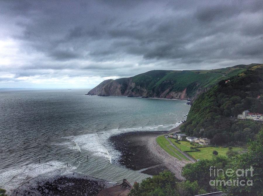 Stormy Skies over Lynmouth Photograph by Joan-Violet Stretch