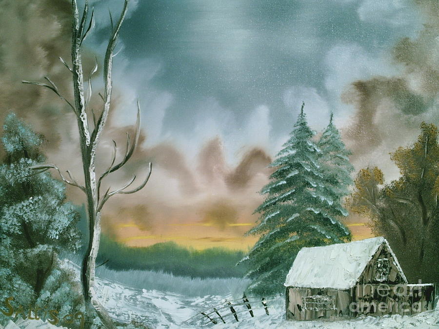 Stormy Sky Painting by Jim Saltis