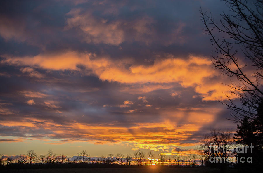 Stormy Sky Sunrise Photograph by Cheryl Baxter