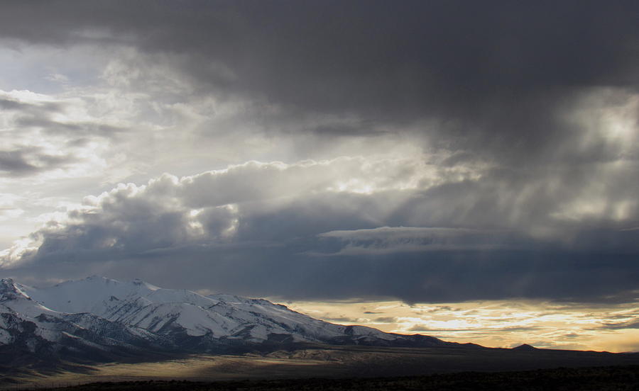 Stormy Summit Sunlight Photograph by Joshua Bales