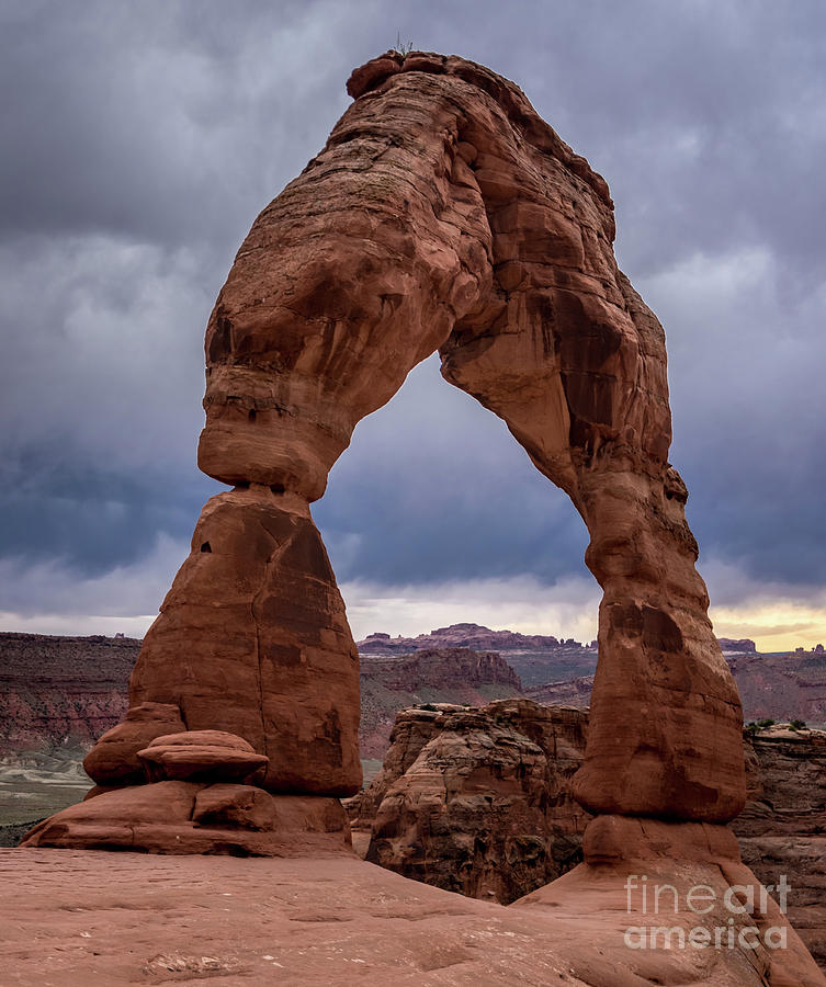 Stormy Sunset 3 - Delicate Arch - Moab - Utah Photograph by Gary Whitton