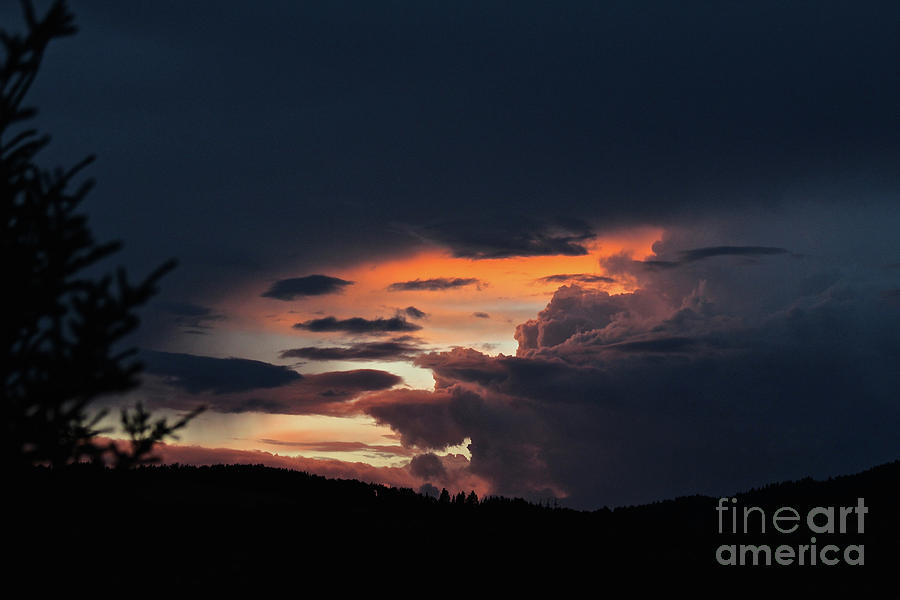 Stormy Sunset Photograph by Ann E Robson