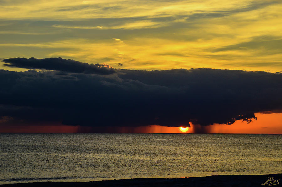 Stormy Sunset Photograph by Bradley Dever
