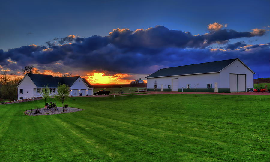Stormy Sunset In The Country Photograph by Dale Kauzlaric