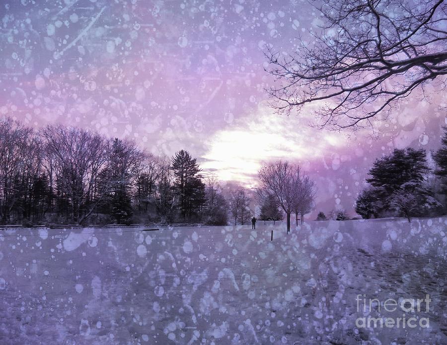 Snow Storm Sunset Photograph by Marcia Lee Jones