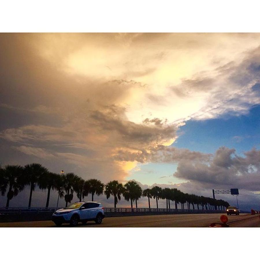 Miami Photograph - Stormy Sunset On Sheridan Street by Juan Silva