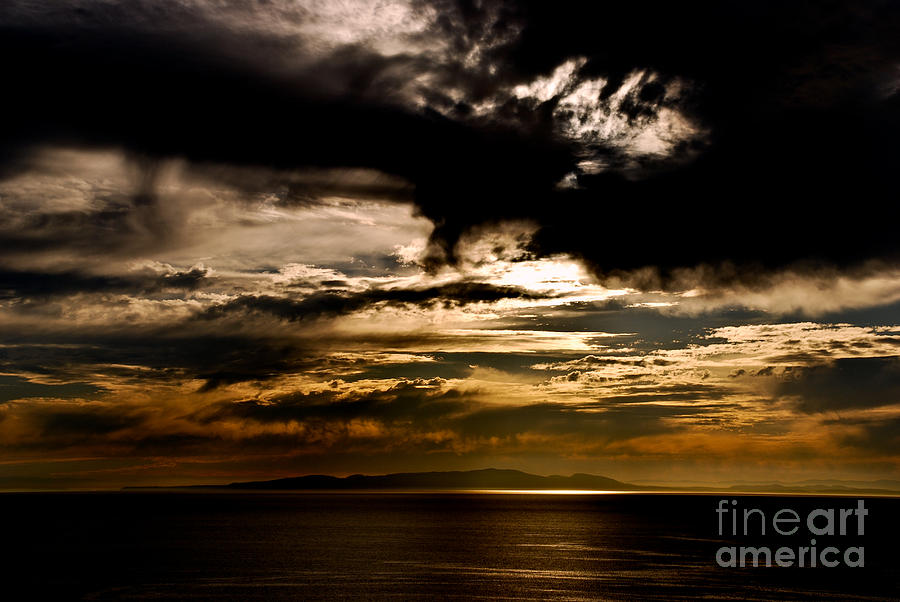 Stormy Sunset Photograph by Venetta Archer