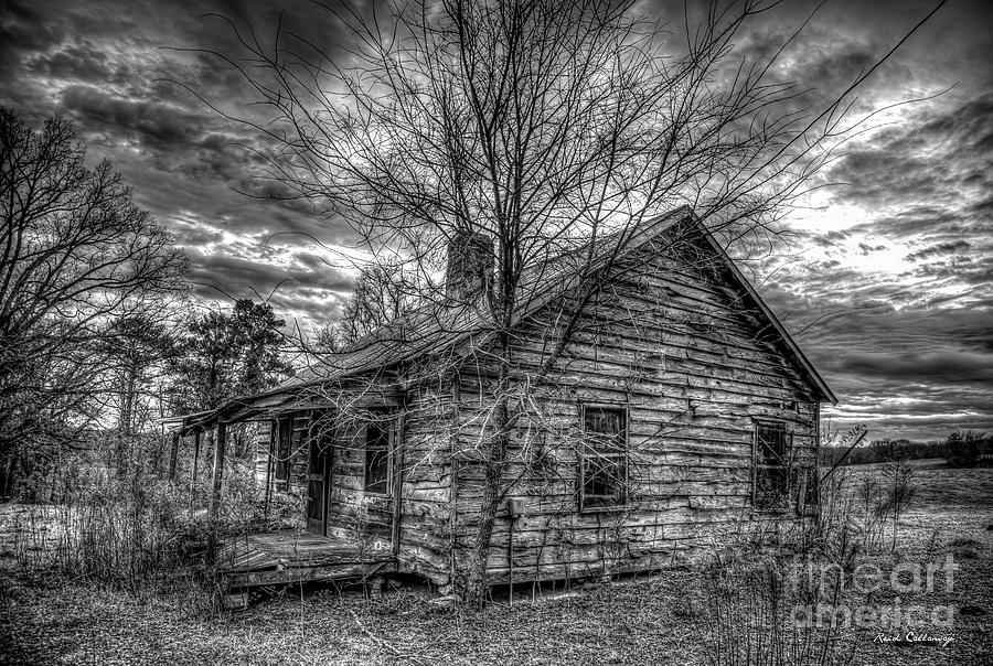 Stormy Times 7 B W The Shack Sharecroppers Greene County Georgia Art Photograph by Reid Callaway