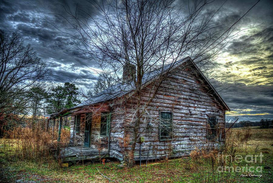 Stormy Times 7 The Shack Sharecroppers Greene County Georgia Art Photograph by Reid Callaway
