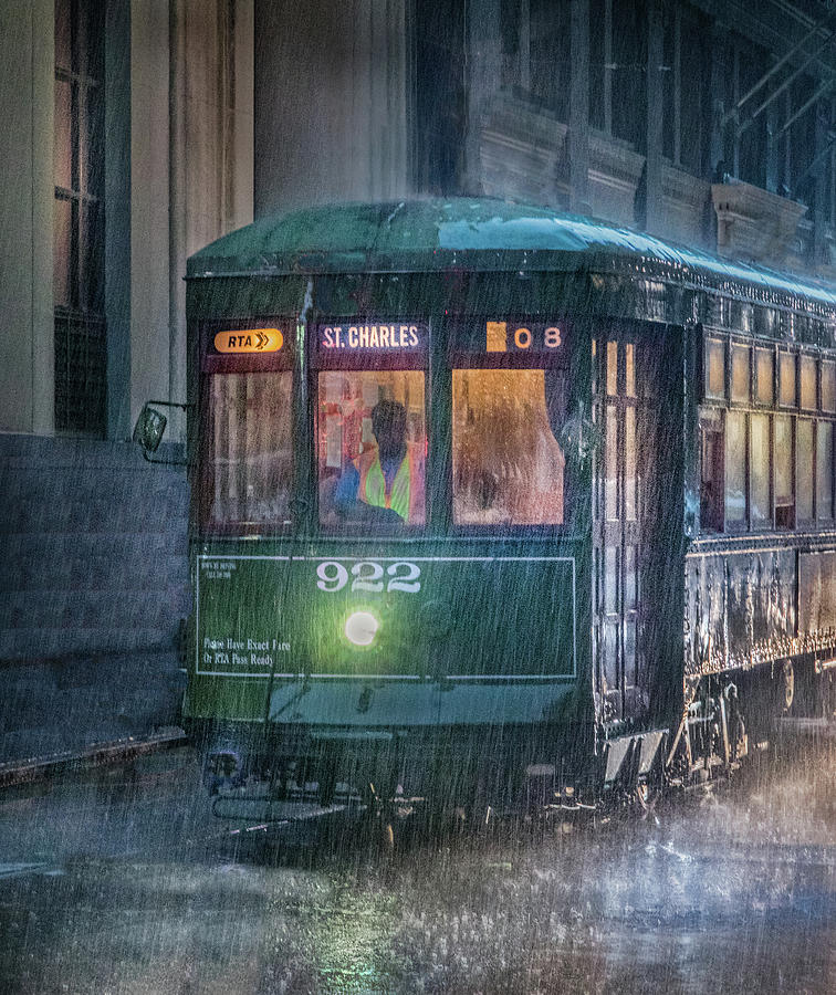 Stormy Trolly Ride Photograph by James Woody