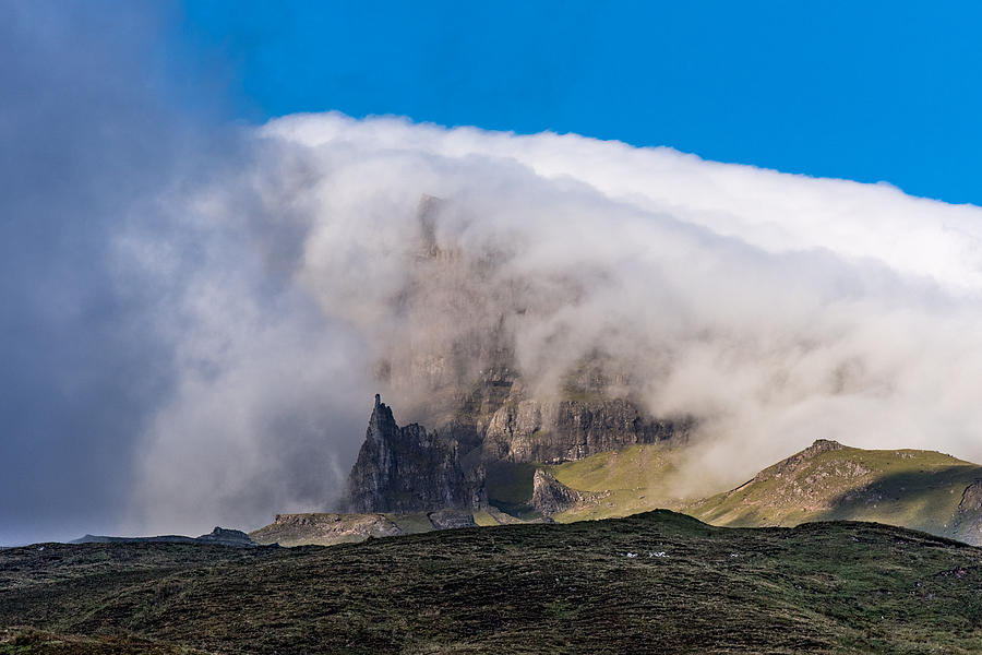 Storr in cloud Photograph by Gary Eason