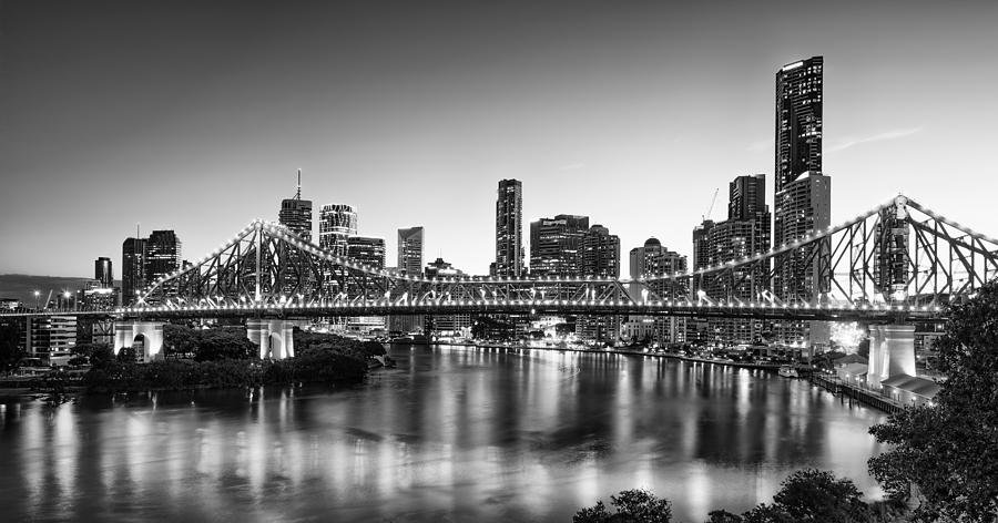 Landscape Photograph - Story Bridge Brisbane by Charles King
