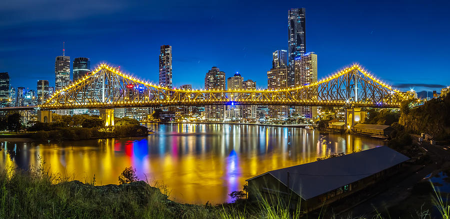 Story Bridge- Brisbane Queensland Photograph by Mark Lucey