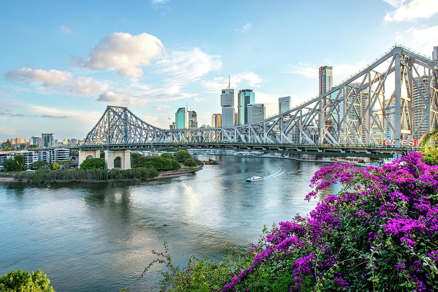 Story Bridge over Brisbane River Photograph by Markus Kiili - Pixels