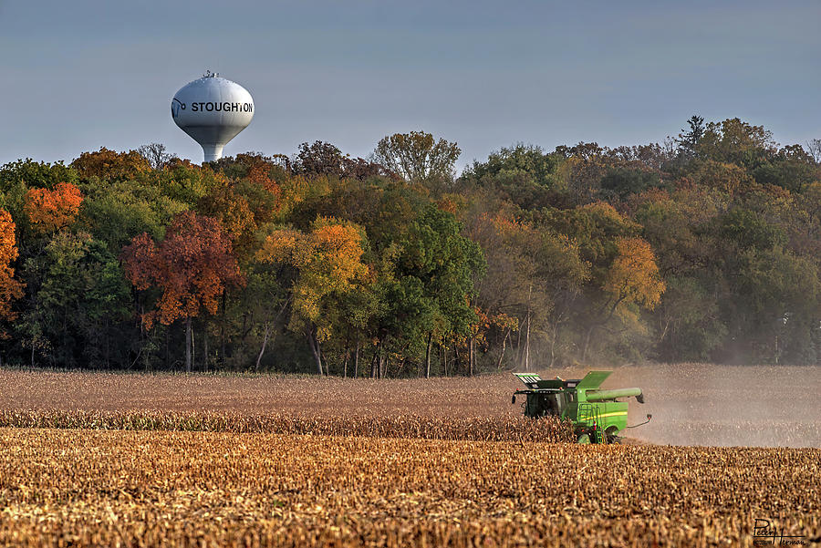 Stoughton WI Corn Harvest  Photograph by Peter Herman