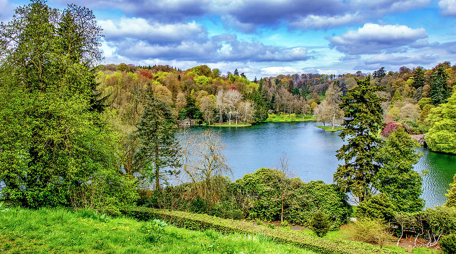 Stourhead Lake and Forest 2 Photograph by Ian Watts