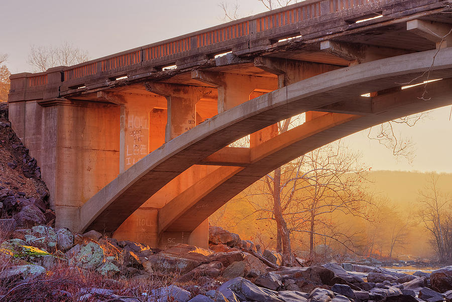 Stouts Creek Bridge Photograph by Robert Charity