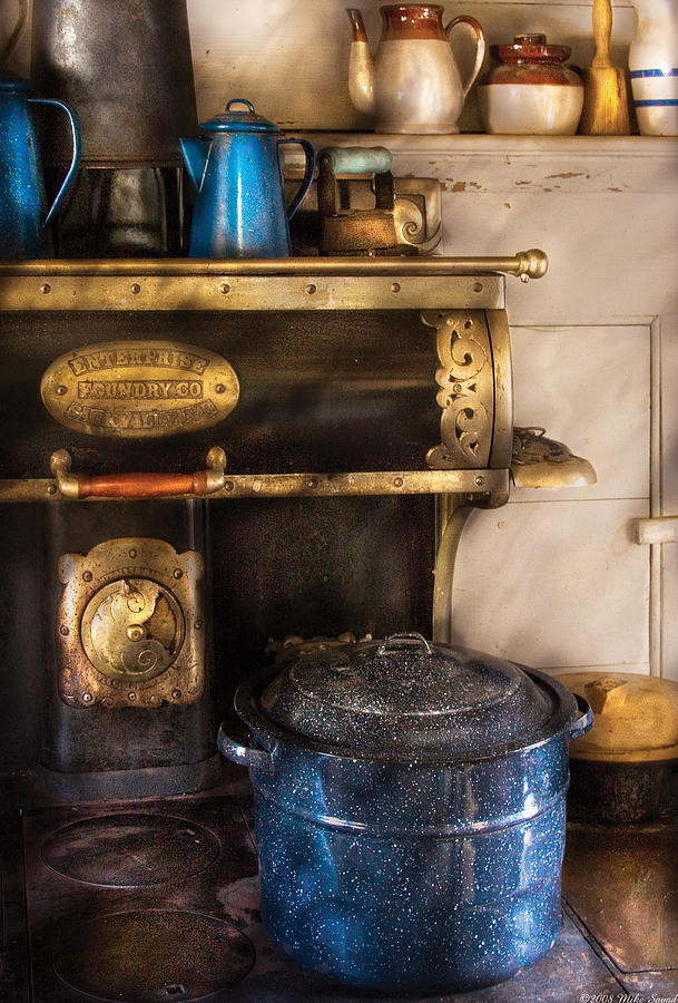 Stove - The Stove Photograph by Mike Savad