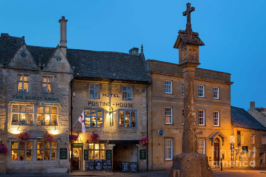 Stow on the Wold - Twilight Photograph by Brian Jannsen