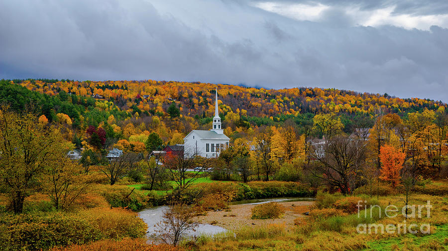 Stowe Community Church #3 Photograph by Scenic Vermont Photography